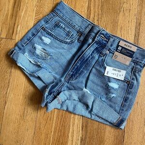NWT, Aeropostale, Real Original Denim, Mom Shorts, 3.25”, size 0